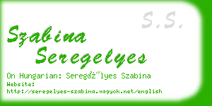 szabina seregelyes business card